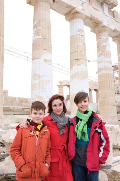 At the Parthenon