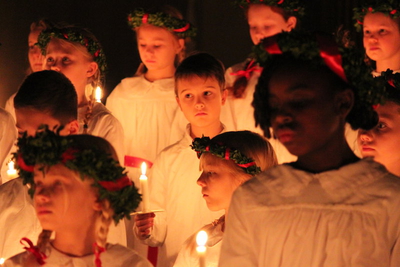 Leo at his Lucia concert