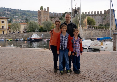 Heather, Leo, Måns and Max